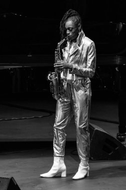 Lakecia Benjamin 19 Kasım 2024 'te İspanya' da Conde Duque 'daki JAZZMADRID konserinde sahne almaktadır.