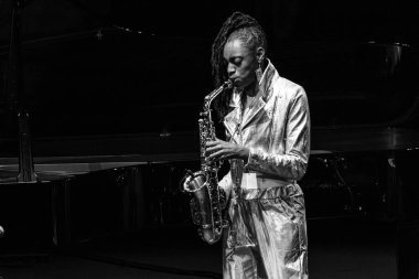 Lakecia Benjamin 19 Kasım 2024 'te İspanya' da Conde Duque 'daki JAZZMADRID konserinde sahne almaktadır.