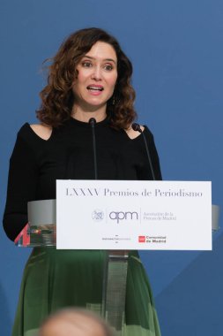  Isabel Diaz Ayuso attends the delivery of the 85th edition of the 