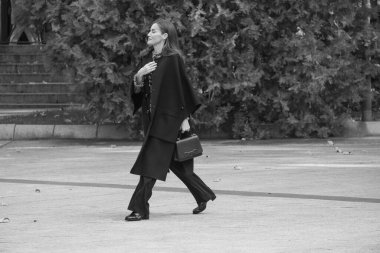 Kraliçe Letiziao İspanya 21 Kasım 2024 tarihinde İspanya 'nın Madrid kentinde düzenlenen 