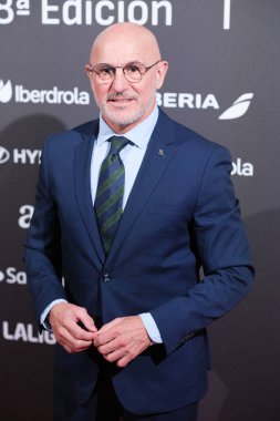 Luis de la Fuente, İspanya 'nın Madrid şehrinde bulunan Neptuno Sarayı' nda 2024 AS del Deporte ödüllerine katıldı.