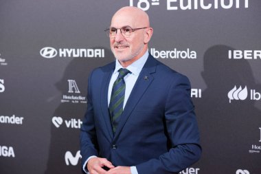 Luis de la Fuente, İspanya 'nın Madrid şehrinde bulunan Neptuno Sarayı' nda 2024 AS del Deporte ödüllerine katıldı.