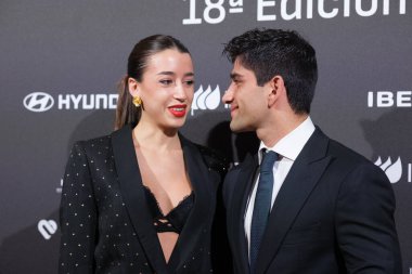 Jorge Martin, İspanya 'nın Madrid şehrinde bulunan Neptuno Sarayı' nda 2024 AS del Deporte ödüllerine katıldı.