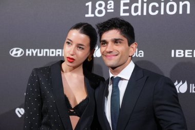 Jorge Martin, İspanya 'nın Madrid şehrinde bulunan Neptuno Sarayı' nda 2024 AS del Deporte ödüllerine katıldı.