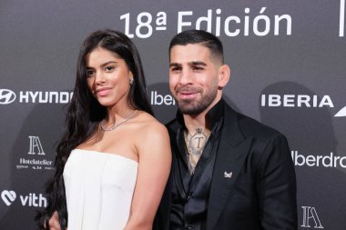 Ilia Topuria, İspanya 'nın Madrid şehrinde bulunan Neptuno Sarayı' nda 2024 AS del Deporte ödüllerine katıldı.