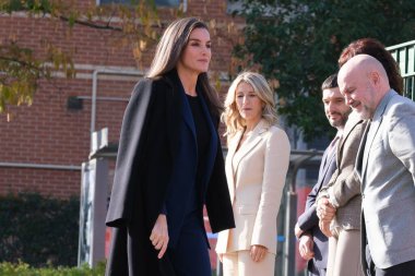 İspanya Kraliçesi Letizia, İspanya 'nın Madrid kentinde 3 Aralık 2024 tarihinde Ceapat Merkezi' nde düzenlenen Uluslararası ve Avrupa Engelliler Günü etkinliğine katılır..