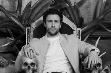 Aaron Taylor-Johnson Madrid 'de 3 Aralık 2024' te İspanya 'nın Madrid kentinde 