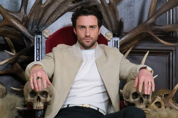 Aaron Taylor-Johnson Madrid 'de 3 Aralık 2024' te İspanya 'nın Madrid kentinde 