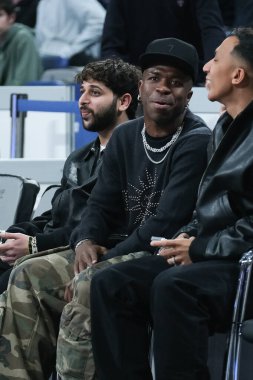 Vincius Jr., Real Madrid ile Fenerbahçe İstanbul arasındaki Türk Hava Yolları EuroLeague sırasında, 05 Aralık 2024 tarihinde İspanya 'nın Madrid kentinde WiZink Center' da
