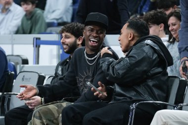 Vincius Jr., Real Madrid ile Fenerbahçe İstanbul arasındaki Türk Hava Yolları EuroLeague sırasında, 05 Aralık 2024 tarihinde İspanya 'nın Madrid kentinde WiZink Center' da