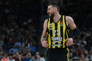 Fenerbahçe İstanbul 'dan Marko Guduriç, Real Madrid ile Fenerbahçe Beko İstanbul arasında oynanan Türk Hava Yolları Düzenli Sezonu 14. Raund karşılaşmasında, 05 Aralık 2024 tarihinde İspanya' nın başkenti Madrid 'de oynanan WiZinkCenter' da oynanacak.