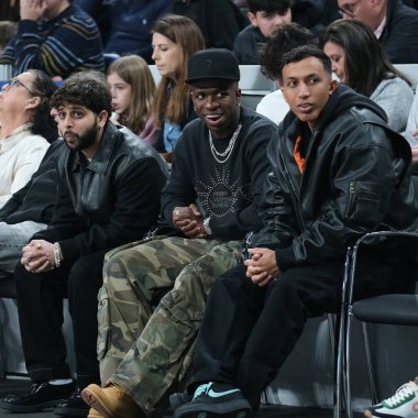 Vincius Jr., Real Madrid ile Fenerbahçe İstanbul arasındaki Türk Hava Yolları EuroLeague sırasında, 05 Aralık 2024 tarihinde İspanya 'nın Madrid kentinde WiZink Center' da