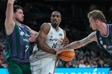 Real Madrid - Unicaja maçı sırasında Real Madrid 'de Real Madrid oyuncusu Xavier Rathan, 08 Aralık 2024 tarihinde Madrid İspanya' da oynanmıştır.