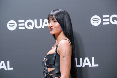 Aitana, 10 Aralık 2024 'te Madrid' deki Yeşil Bahçe 'deki Spotify Gala yardım derneğinin fotoğraf çekimine katıldı.