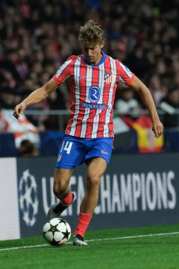 Atletico de Madrid 'den Marcos Llorente UEFA Şampiyonlar Ligi karşılaşmasında Atletico de Madrid ile Slovan Bratislava arasında 11 Aralık' ta Madrid Metropolitano Stadyumu 'nda oynanan karşılaşmada
