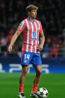 Atletico de Madrid 'den Marcos Llorente UEFA Şampiyonlar Ligi karşılaşmasında Atletico de Madrid ile Slovan Bratislava arasında 11 Aralık' ta Madrid Metropolitano Stadyumu 'nda oynanan karşılaşmada