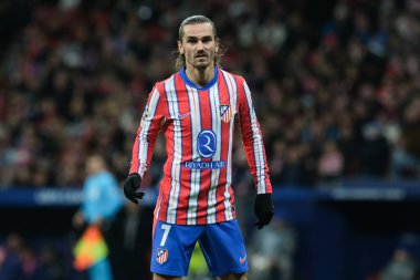 Atletico de Madrid 'den Antoine Griezmann 11 Aralık' ta Madrid Metropolitano Stadyumu 'nda Atletico de Madrid ile Slovan Bratislava arasında oynanan UEFA Şampiyonlar Ligi karşılaşmasında