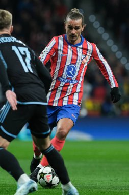 Atletico de Madrid 'den Antoine Griezmann 11 Aralık' ta Madrid Metropolitano Stadyumu 'nda Atletico de Madrid ile Slovan Bratislava arasında oynanan UEFA Şampiyonlar Ligi karşılaşmasında