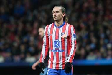 Atletico de Madrid 'den Antoine Griezmann 11 Aralık' ta Madrid Metropolitano Stadyumu 'nda Atletico de Madrid ile Slovan Bratislava arasında oynanan UEFA Şampiyonlar Ligi karşılaşmasında