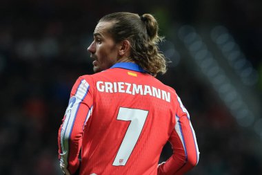 Atletico de Madrid 'den Antoine Griezmann 11 Aralık' ta Madrid Metropolitano Stadyumu 'nda Atletico de Madrid ile Slovan Bratislava arasında oynanan UEFA Şampiyonlar Ligi karşılaşmasında