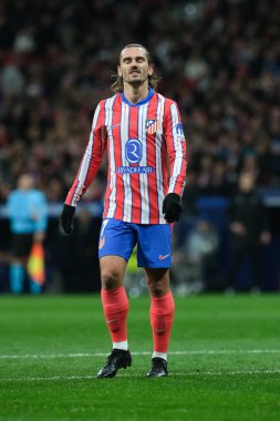 Atletico de Madrid 'den Antoine Griezmann 11 Aralık' ta Madrid Metropolitano Stadyumu 'nda Atletico de Madrid ile Slovan Bratislava arasında oynanan UEFA Şampiyonlar Ligi karşılaşmasında