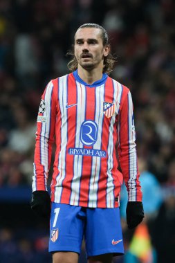 Atletico de Madrid 'den Antoine Griezmann 11 Aralık' ta Madrid Metropolitano Stadyumu 'nda Atletico de Madrid ile Slovan Bratislava arasında oynanan UEFA Şampiyonlar Ligi karşılaşmasında