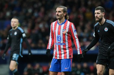Atletico de Madrid 'den Antoine Griezmann 11 Aralık' ta Madrid Metropolitano Stadyumu 'nda Atletico de Madrid ile Slovan Bratislava arasında oynanan UEFA Şampiyonlar Ligi karşılaşmasında