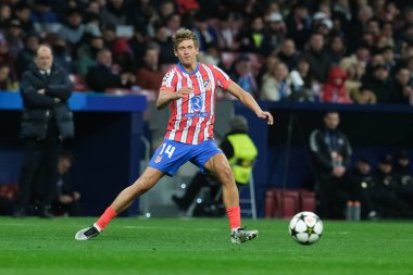 Atletico de Madrid 'den Marcos Llorente UEFA Şampiyonlar Ligi karşılaşmasında Atletico de Madrid ile Slovan Bratislava arasında 11 Aralık' ta Madrid Metropolitano Stadyumu 'nda oynanan karşılaşmada