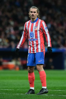 Atletico de Madrid 'den Antoine Griezmann 11 Aralık' ta Madrid Metropolitano Stadyumu 'nda Atletico de Madrid ile Slovan Bratislava arasında oynanan UEFA Şampiyonlar Ligi karşılaşmasında