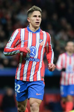 Atletico de Madrid 'den Giuliano Simeone UEFA Şampiyonlar Ligi maçında Atletico de Madrid ile Slovan Bratislava arasında 11 Aralık' ta Madrid Metropolitano Stadyumu 'nda oynanan karşılaşmada