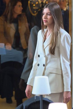  Prenses Sofya 13 Aralık 2024 'te İspanya' nın Madrid kentindeki Kraliyet Koleksiyonları Galerisi 'nde düzenlenen Fotoğraf Yarışması Ödül Törenine katıldı.