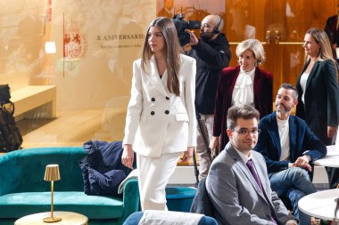  Princess Sofia attends Awards Ceremony of the Photography Competition at Gallery of Royal Collections on December 13, 2024 in Madrid, Spain clipart