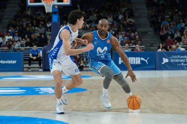 player during Movistar Estudiantes and Alicante played the ACB Basketball League this at the Wizink Center in Madrid. December 15, 2024 Spain clipart