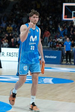 player during Movistar Estudiantes and Alicante played the ACB Basketball League this at the Wizink Center in Madrid. December 15, 2024 Spain clipart