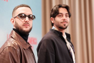 C. Tangana and Yerai Cortes  attends to photocall of 