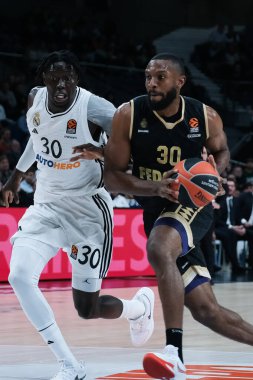 Vitto Brown, Real Madrid ile AS Monaco arasında 19 Aralık 2024 tarihinde Madrid 'de oynanan Türk Hava Yolları EuroLeague karşılaşmasında