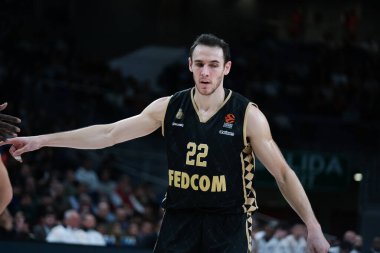 Terry Tarpey  during the Turkish Airlines EuroLeague match between Real Madrid and AS Monaco at WiZink Center on 19 December  2024 in Madrid Spain