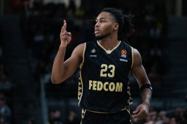 Juhann Begarin  during the Turkish Airlines EuroLeague match between Real Madrid and AS Monaco at WiZink Center on 19 December  2024 in Madrid Spain