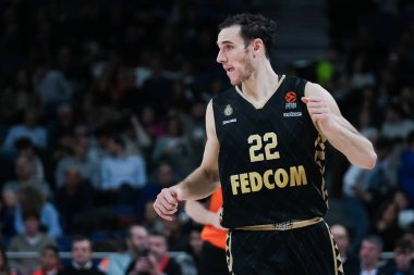 Terry Tarpey, 19 Aralık 2024 tarihinde Madrid 'de oynanan Real Madrid ile AS Monaco arasındaki EuroLeague karşılaşması sırasında İspanya' nın başkenti Madrid 'de oynamıştır.