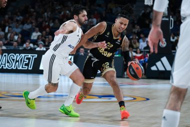 Matthew Strazel  during the Turkish Airlines EuroLeague match between Real Madrid and AS Monaco at WiZink Center on 19 December  2024 in Madrid Spain