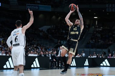Mike James, Real Madrid ile AS Monaco arasında 19 Aralık 2024 tarihinde Madrid 'de oynanan Türk Hava Yolları EuroLeague karşılaşmasında