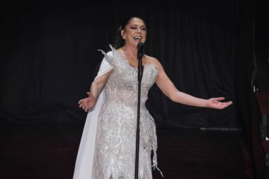 Isabel Pantoja, 26 Aralık 2024 'te İspanya' nın Madrid kentinde düzenlenen 