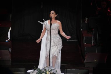 Isabel Pantoja performs in concert during 