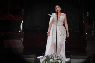 Isabel Pantoja, 26 Aralık 2024 'te İspanya' nın Madrid kentinde düzenlenen 