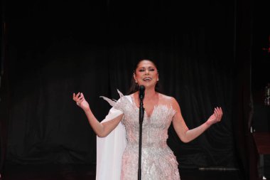 Isabel Pantoja, 26 Aralık 2024 'te İspanya' nın Madrid kentinde düzenlenen 