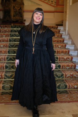  Joana Vasconcelos, 14 Ocak 2025 tarihinde İspanya 'nın Madrid kentinde Joana Vasconcelos' un bir sonraki sergisine katıldı..