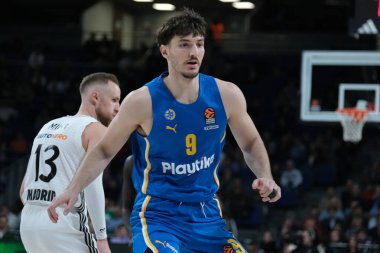Maccabi Tel Aviv 'den Roman Sorkin 14 Ocak 2025 tarihinde Madrid' de Real Madrid ile Maccabi Tel Aviv arasında oynanan EuroLeague maçı sırasında İspanya 'nın başkenti Madrid' de oynanmıştır.
