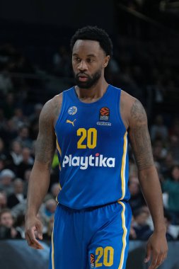 Maccabi Tel Aviv 'den Levi Randolph 14 Ocak 2025 tarihinde Madrid' de Real Madrid ile Maccabi Tel Aviv arasında oynanan EuroLeague maçı sırasında İspanya 'nın başkenti Movistar' da oynanmıştır.