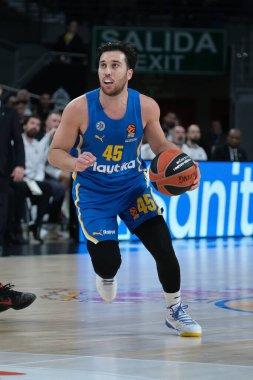 Maccabi Tel Aviv takımından Tamir Blatt, Real Madrid ile Maccabi Tel Aviv arasında 14 Ocak 2025 tarihinde oynanan EuroLeague karşılaşmasında İspanya 'nın başkenti Madrid' de oynanan