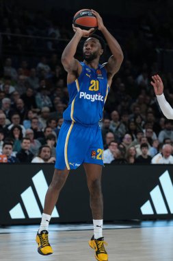 Maccabi Tel Aviv 'den Levi Randolph 14 Ocak 2025 tarihinde Madrid' de Real Madrid ile Maccabi Tel Aviv arasında oynanan EuroLeague maçı sırasında İspanya 'nın başkenti Movistar' da oynanmıştır.